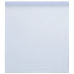 Vidaxl Okenná fólia statická matná transparentná biela 60x1000 cm PVC