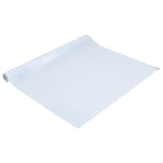 Vidaxl Okenná fólia statická matná transparentná biela 90x2000 cm PVC