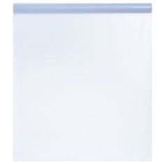 Vidaxl Okenná fólia statická matná transparentná sivá 90x2000 cm PVC