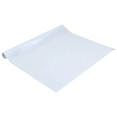 Vidaxl Okenná fólia statická matná transparentná biela 90x1000 cm PVC