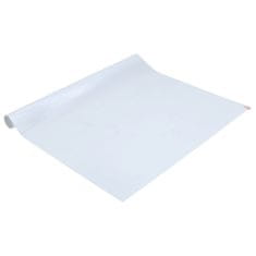 Vidaxl Okenná fólia statická matná transparentná biela 60x2000 cm PVC
