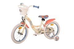 Volare Detský bicykel Disney Stitch Kids - dievčenský - 16 palcov - Cream Coral Blue