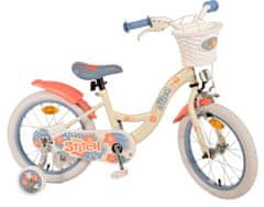 Volare Detský bicykel Disney Stitch Kids - dievčenský - 16 palcov - Cream Coral Blue