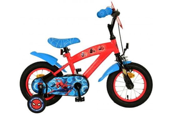 Volare Detský bicykel Spider-Man - chlapčenský - 12 palcov - modrý/červený