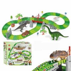 CAB Toys Dinosaur Track - Dino dráha 182 prvkov