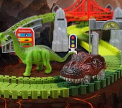 CAB Toys Dinosaur Track - Dino dráha 182 prvkov