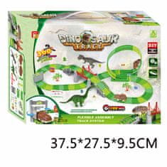 CAB Toys Dinosaur Track - Dino dráha 191 prvkov