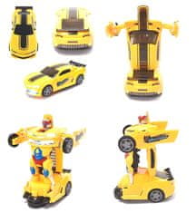 CAB Toys Robot transformer - žlté auto a robot
