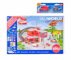 SIKU World - požiarnej stanice s hasičským autom