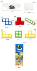CAB Toys Prenosná hra Tetris Tower pre rôzne akcie nielen pre deti