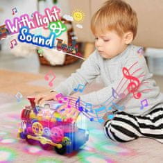 CAB Toys Vláčik pre deti, disko tanečná hračka