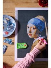 Craft GRAFIX Diamantové maľovanie Dievča s perlou 40x50cm