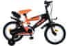Detský bicykel Sportivo - chlapčenský - 14 palcov - neónovo oranžový čierny