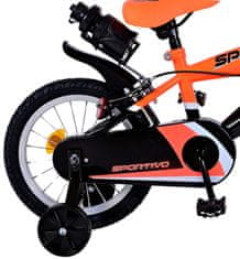 Volare Detský bicykel Sportivo - chlapčenský - 14 palcov - neónovo oranžový čierny