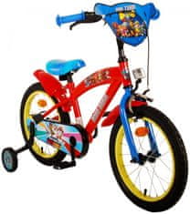 Volare Detský bicykel Paw Patrol - chlapčenský - 16 palcov - červený modrý