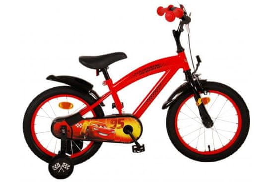 Volare Detský bicykel Disney Cars - chlapčenský - 16 palcov - červený