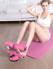 EXCELLENT Fitness cvičiteľ brušných svalov - Ružový