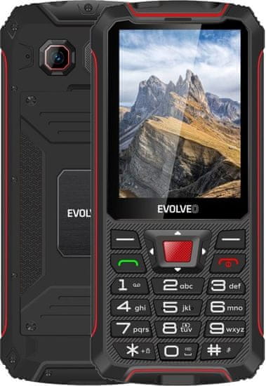 Evolveo StrongPhone W4, červená