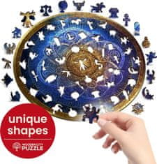 Wooden city Drevené puzzle Modrý zverokruh 250 dielikov EKO