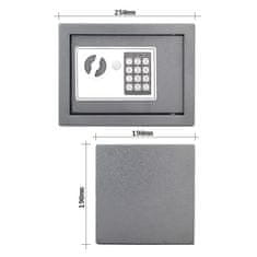 Rottner HomeStar 2 EL nábytkový elektronický sejf antracit | Elektronický zámok | 25 x 19 x 19 cm