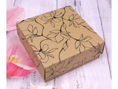 sarcia.eu Štvorcová kvetinová darčeková krabička 20x20x8,5 cm x2