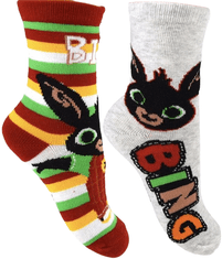 Eplusm Bing - Dvojica Chlapčenských Vysokých Ponožiek plných Farieb - 2 ks 31–34 Viacfarebná
