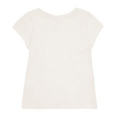 Eplusm Dievčenské tričko Frozen s Elsou - Ľadová elegancia pre malé princezné 128 / 7–8 rokov Biela