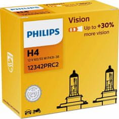 Philips Philips H4 12V 60/55W P43t Vision plus 30% 2ks 12342PRC2