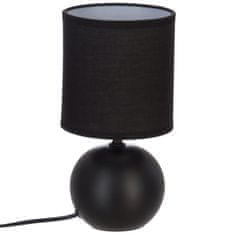 Dekorstyle Nočná lampa Timeo čierna 25 cm