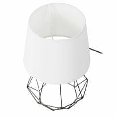Dekorstyle Stolová lampa DIAMENT 2v1- čierna/biela