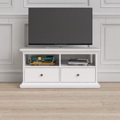 TV stolík PROVINE 102,5 cm biely
