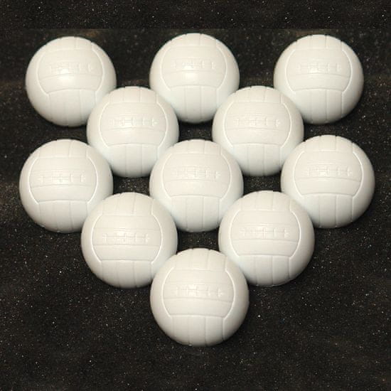 DEMA Loptičky pre stolný futbal, biele, 11 ks