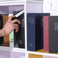 Sweetbuy Bezpečnostný trezor v tvare knihy, s kľúčom 1 + 1 ZDARMA〡 BOOKSAFE