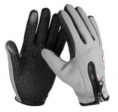 APT  BQ19M Športové rukavice pre dotykové displeje, vel. XXL - šedé