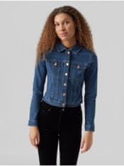 Vero Moda Tmavomodrá dámska džínsová bunda Vero Moda Luna L