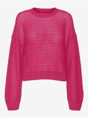 Vero Moda Tmavo ružový dámsky sveter Vero Moda Madera L