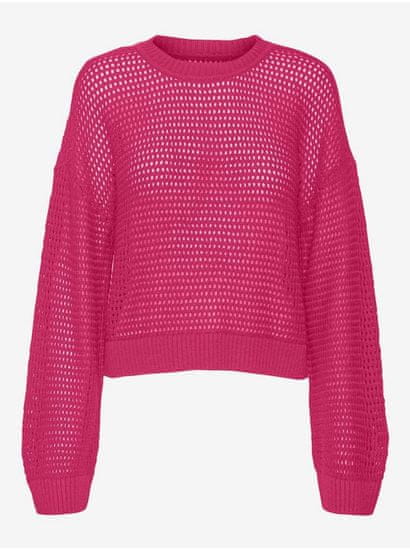 Vero Moda Tmavo ružový dámsky sveter Vero Moda Madera
