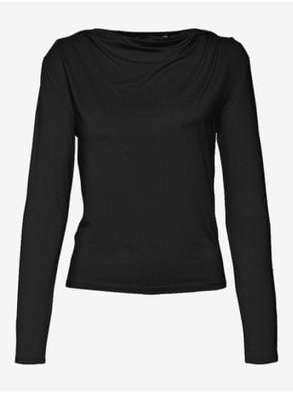 Vero Moda Čierne dámske tričko Vero Moda Carol