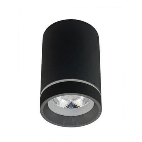 AZZARDO LED Stropné bodové prisadené svietidlo AZzardo Bill black AZ3376 10W 850lm 4000K IP20 6,5 cm čierne