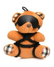 Master Series Rope Teddy Bear Keychain, kľúčenka zviazaný medvedík