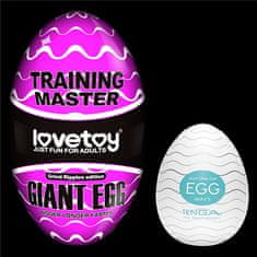 Lovetoy Lovetoy Giant Egg (Grind Ripples), mužský masturbátor