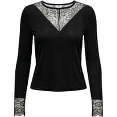 Jacqueline de Yong Dámske tričko JDYROXY Regular Fit 15317464 Black (Veľkosť XL)