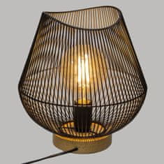 Dekorstyle Drôtená stolová lampa Jena 28 cm čierna