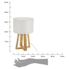 Dekorstyle Nočná lampa Molu biela 34,5 cm