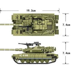 IZMAEL Stavebnica WOMA-Vojnový tank KP30130