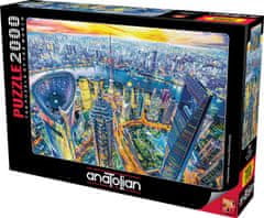 AnaTolian Puzzle Pohľad na Šanghaj 2000 dielikov