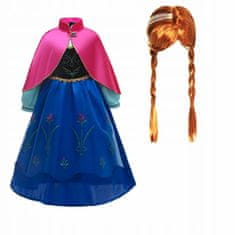 bHome Detský kostým ANNA Frozen s parochňou 122-128 L
