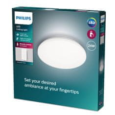 Philips Philips IZSO CL620 stropné svietidlo LED 24W 2500lm 2700-6500K 38cm IP20, biele plus ovládač