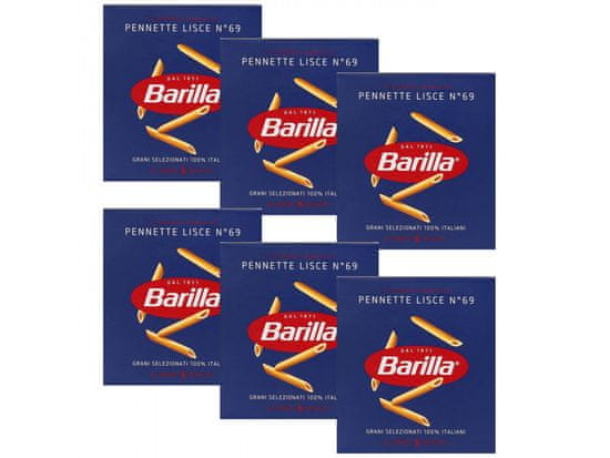 Barilla BARILLA Pennette Lisce - Talianske rúrky makarónu, penne makarón 500 g