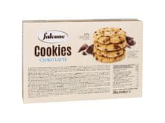 Falcone FALCONE Cookies Cioko Latte - Sušienky s kúskami mliečnej čokolády 200g 6 paczek